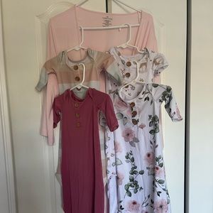 Caden Lane Robe and Knot Gowns Mommy and Me Bundle